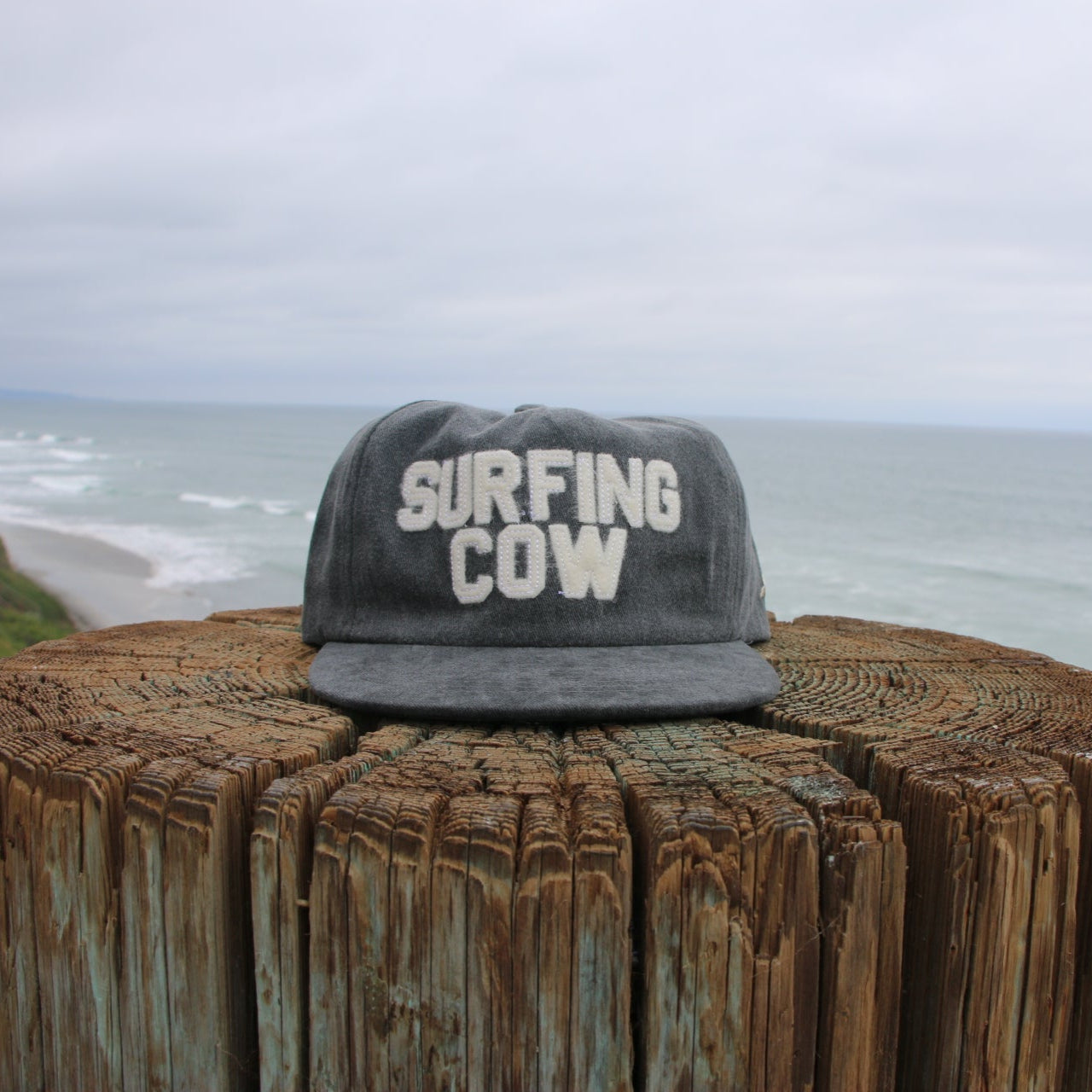 Washed 5 Panel Hat - Black