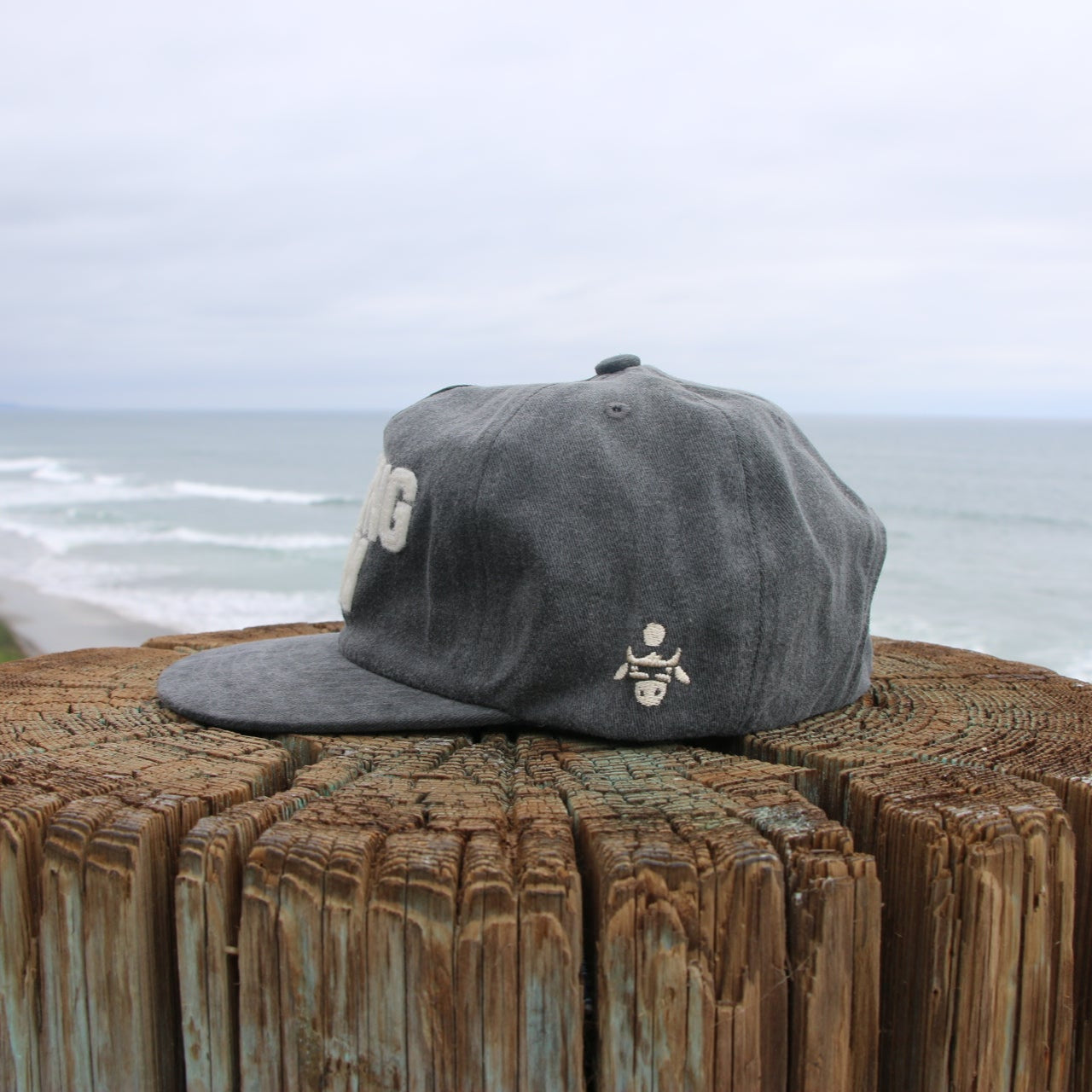 Washed 5 Panel Hat - Black